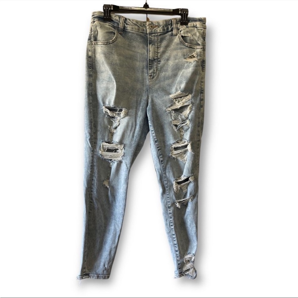 American Eagle Next Level Stretch Acid Wash Jeans, Size 16